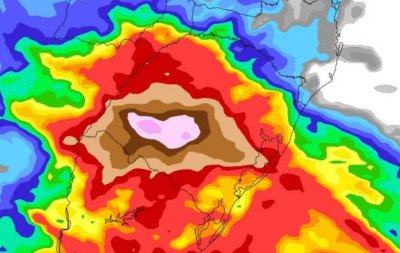 Onda de tempestades: Chuva excessiva pode chegar a 300 mm em poucos dias no RS
