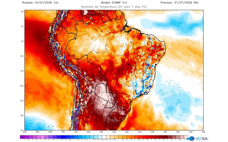 Rio Grande do Sul vai da geada a 33°C em 72 horas com onda de calor atípica | abc+