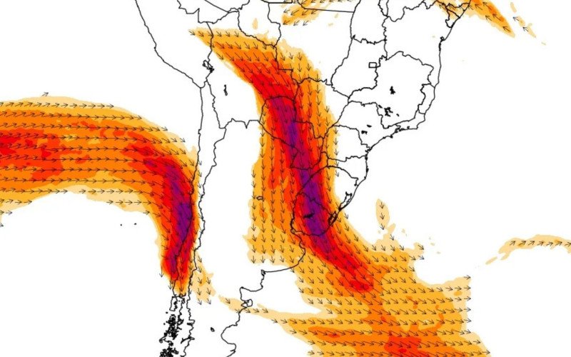 Rios atmosféricos vão afetar o Rio Grande do Sul e o Chile | abc+