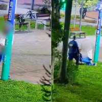 Vídeo: Câmeras flagram homem praticando ato obsceno na Praça do Imigrante