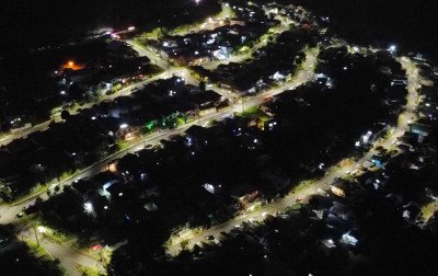 Nova iluminação em LED é concluída no bairro Jardim; veja quais locais de Gramado recebem mudança