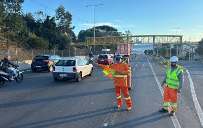 BR-116: Seis bloqueios totais estão previstos para esta quinta-feira em obra de túnel em Novo Hamburgo
