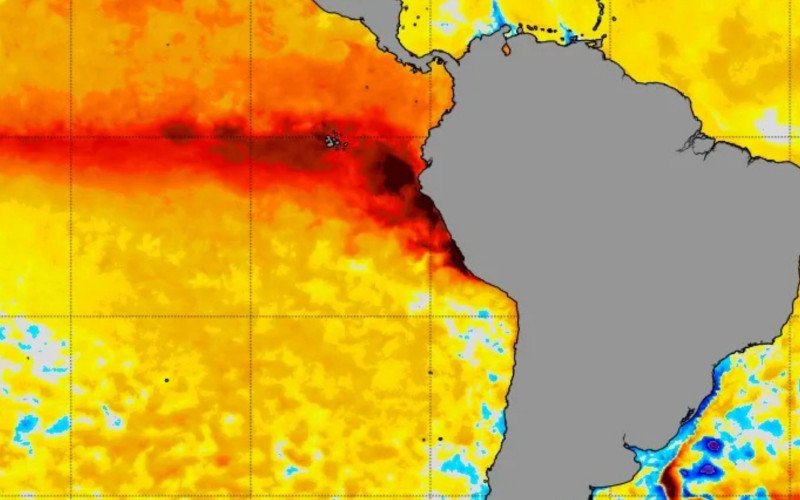 El Niño — situação do Pacífico no dia 15 de julho de 2026 | abc+