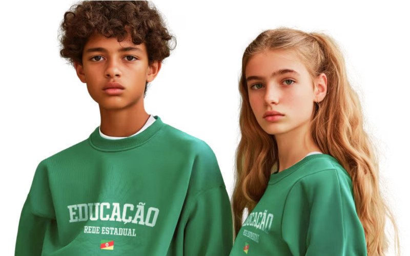 Uso dos uniformes passa a ser obrigatório na rede estadual de ensino no RS