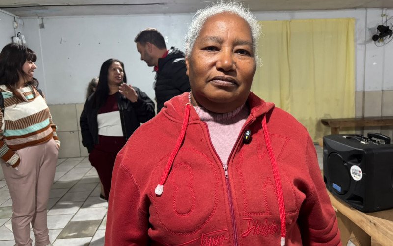 Maria Gladis, moradora do Kephas II e aluna do EJA na EMEB Eugênio Nelson Ritzel