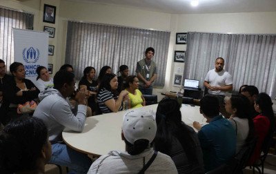 Sábado teve oficina sobre o Pix para os refugiados venezuelanos que vivem em Canoas