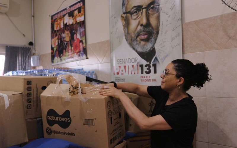 Ednea Paim conta que Canoas segue recebendo mantimentos que serão encaminhados aos venezuelanos vítimas da tragédia | abc+