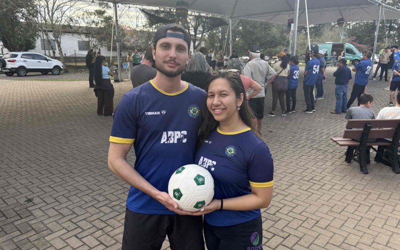Guilherme participou influenciado pela noiva Tainara, que joga desde pequena