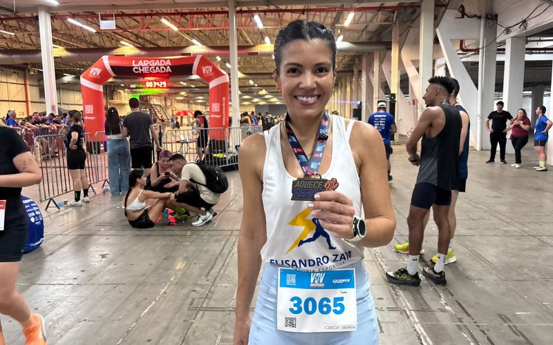 Daniela Oliveira, corredora de Campo Bom e campeã da prova de 3 Km do Aquece Fenac Run | abc+