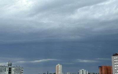 VÍDEO: Nuvens carregadas anunciam chegada da chuva ao Vale do Sinos