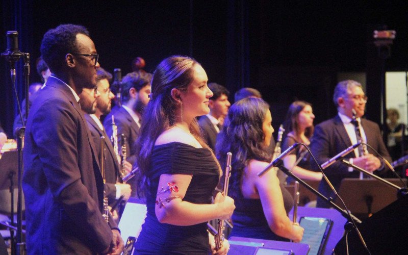 Orquestra de Sopros de Novo Hamburgo fez a abertura oficial do II Femusik