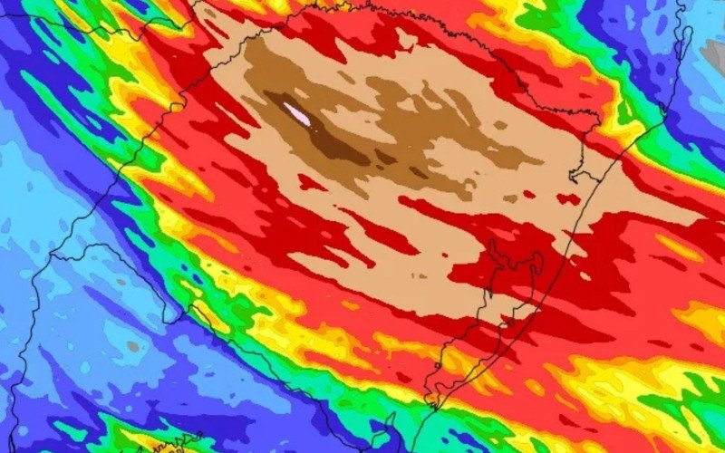 Modelo mostra projeção de chuva volumosa em 72 horas | abc+