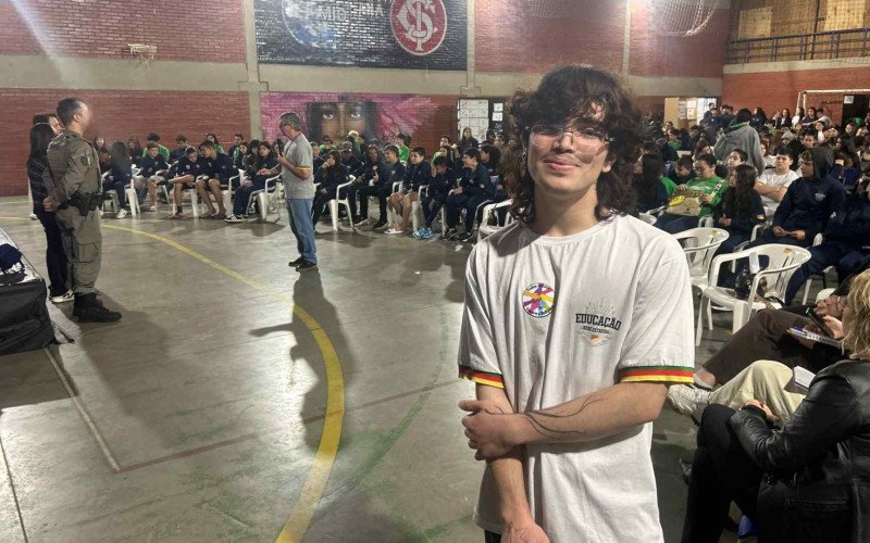 Arthur fala que a atividade proporcionou uma experiência positiva