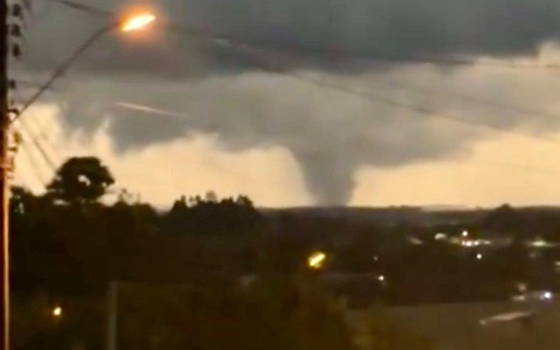 Tornado atingiu a zona rural de três municípios da região Noroeste do RS