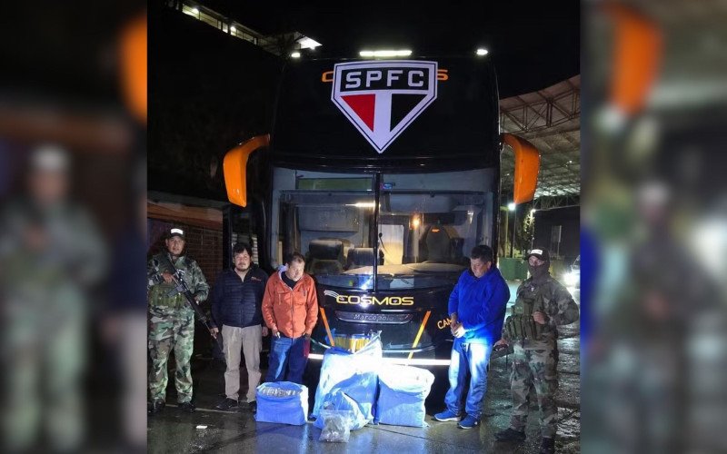Ônibus que transportaria os jogadores do São Paulo carregava drogas | abc+