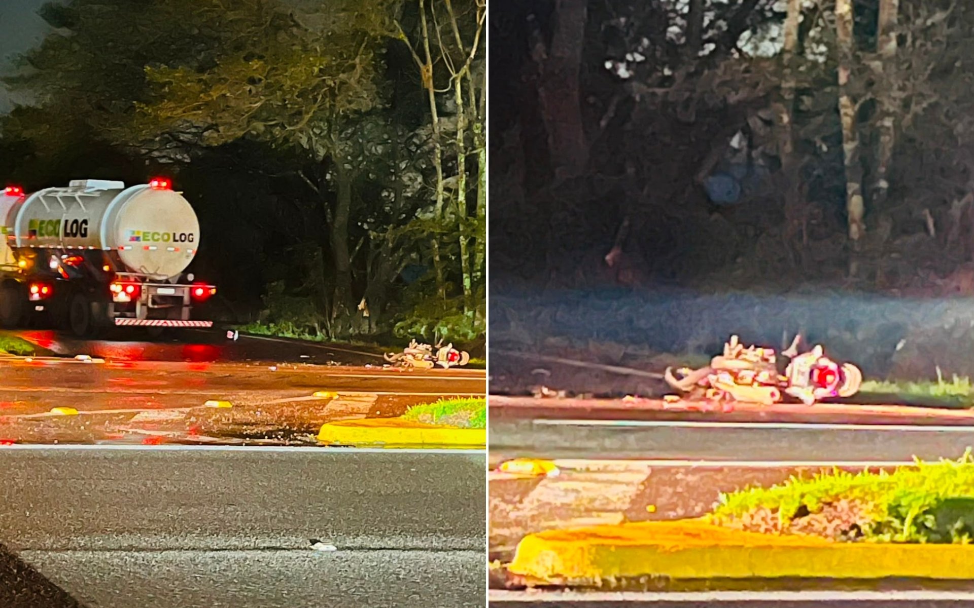 VÍDEO: Motociclista morre em colisão com caminhão na RS-240; veja identificação