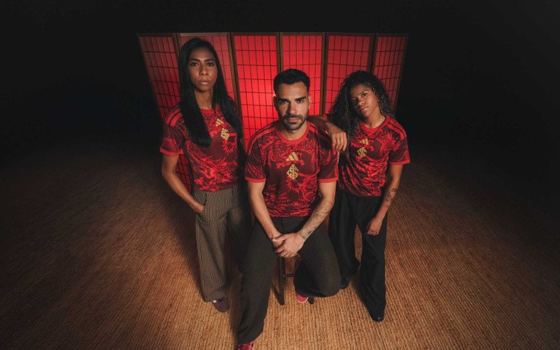 Terceiro uniforme tem refer&ecirc;ncias ao Mundial de 2006
