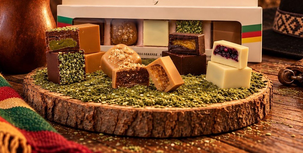 Ambrosia, bergamota, sagu: Sabores gaúchos viram bombons de chocolate em Gramado