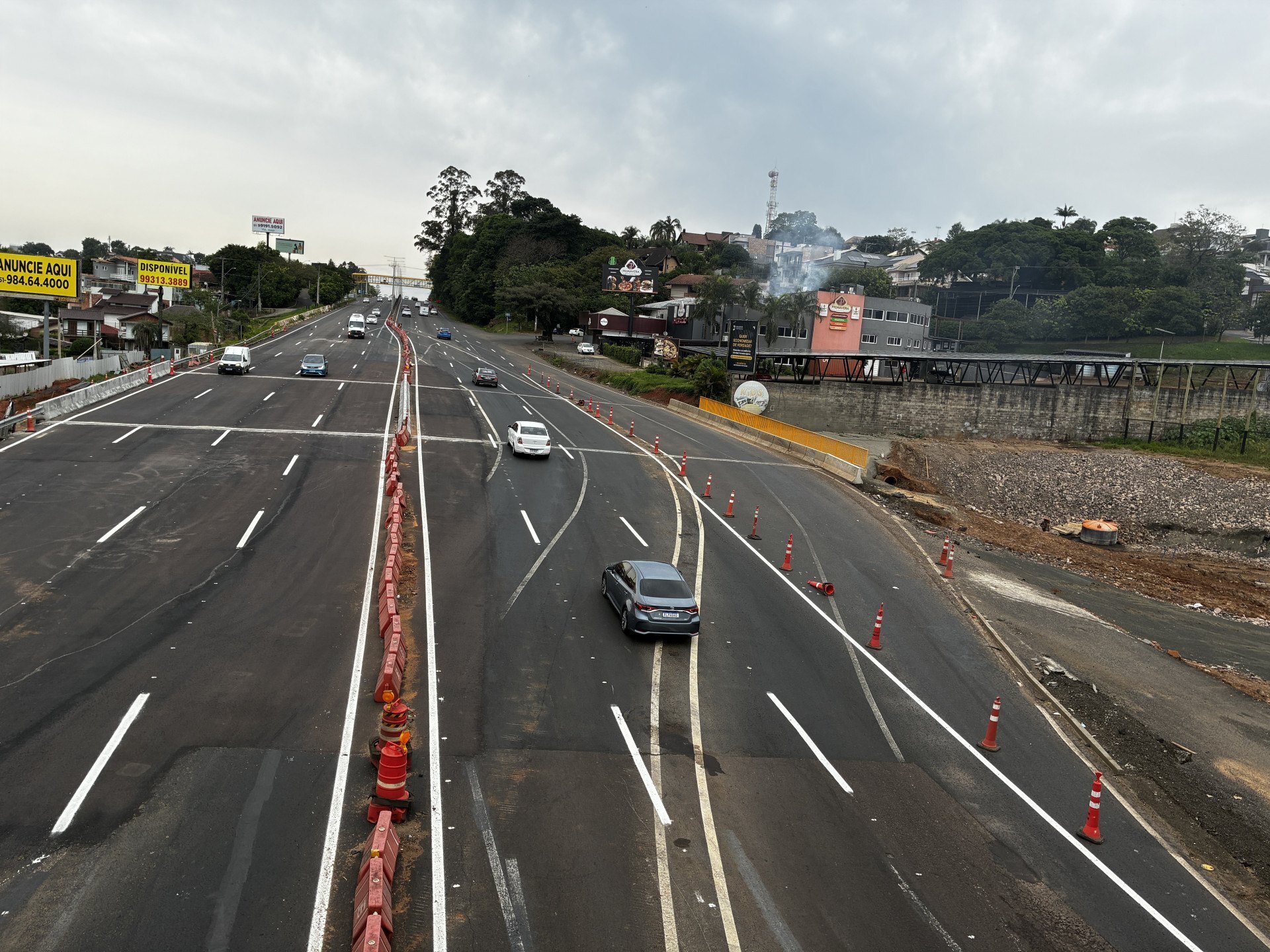BR-116 tem pistas liberadas nos dois sentidos em Novo Hamburgo; veja