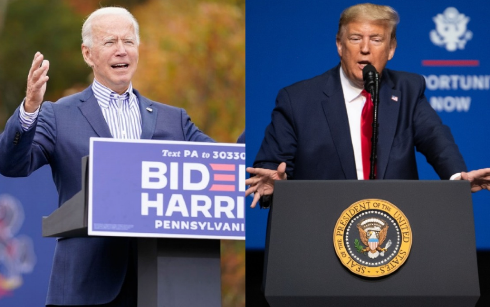 Biden e Trump aceitam participar de debates em 27 de junho e em setembro