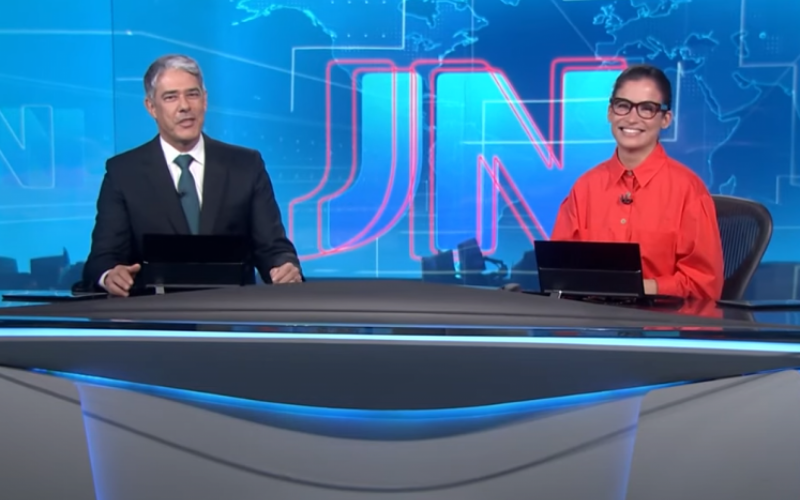 William Bonner e Renata Vasconcellos são âncoras do Jornal Nacional | Jornal NH