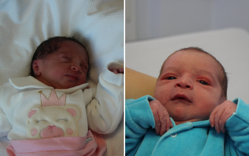 Antonella e Luiz Miguel são os primeiros bebês de 2023 a nascer em Novo Hamburgo