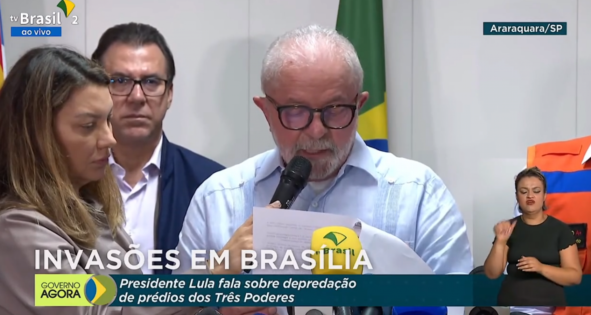 Lula decreta intervenção federal no Distrito Federal