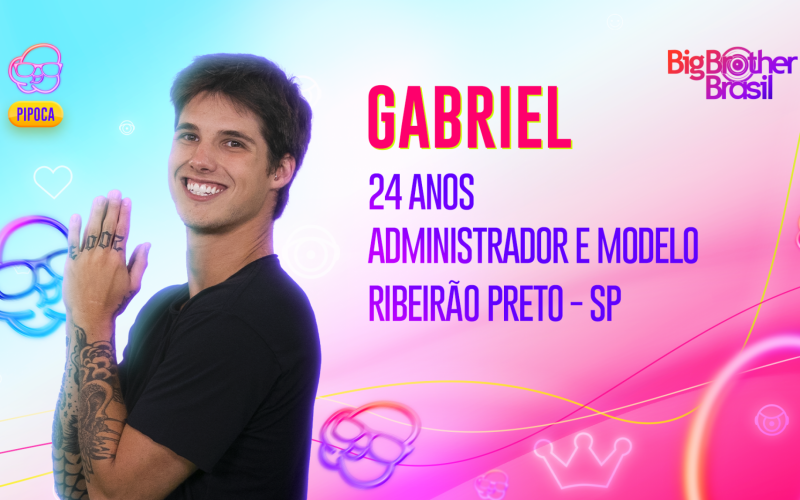 BBB 23: conheça Gabriel