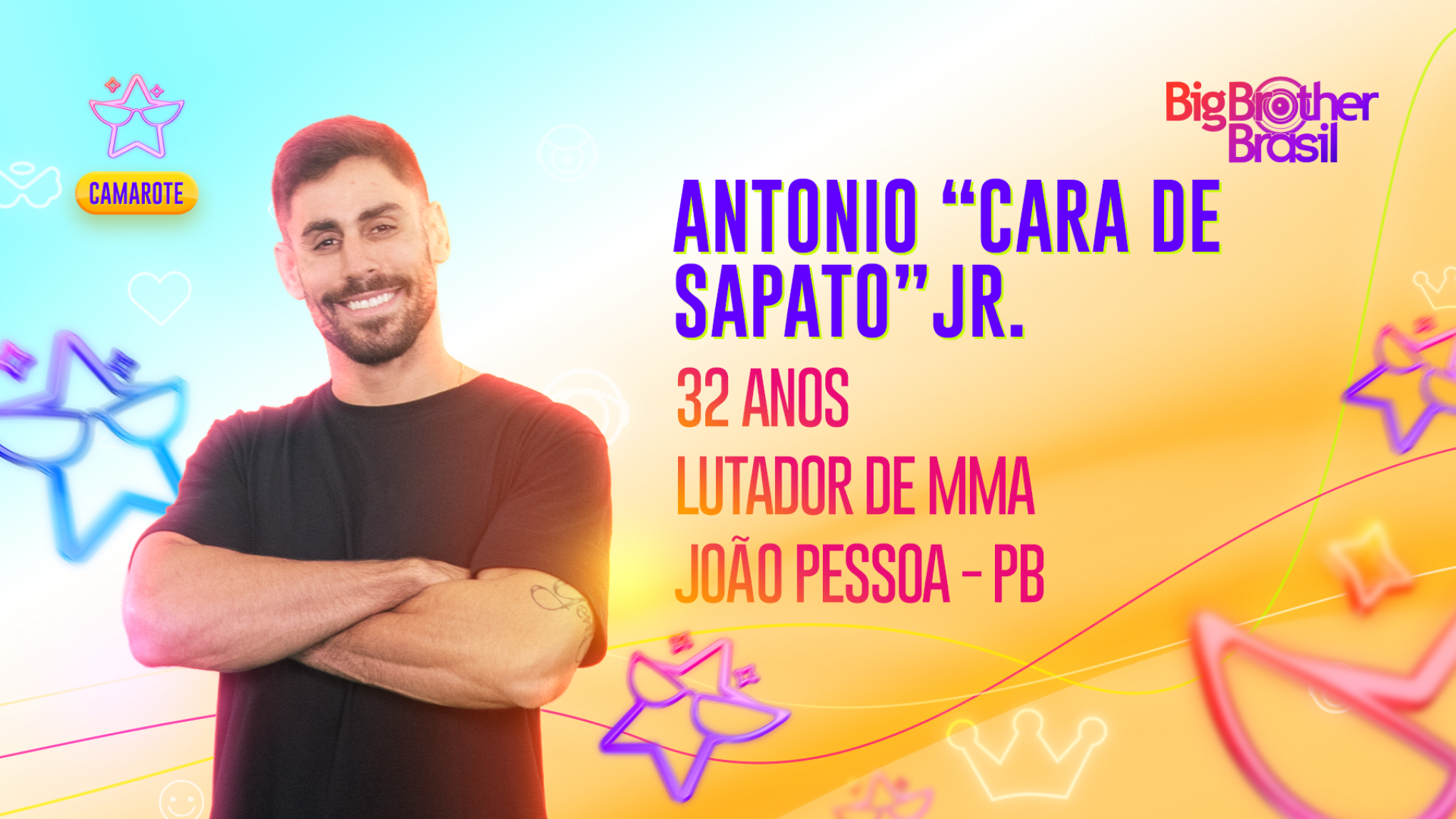 BBB 23: conheça o Antonio 'Cara de Sapato' Jr.