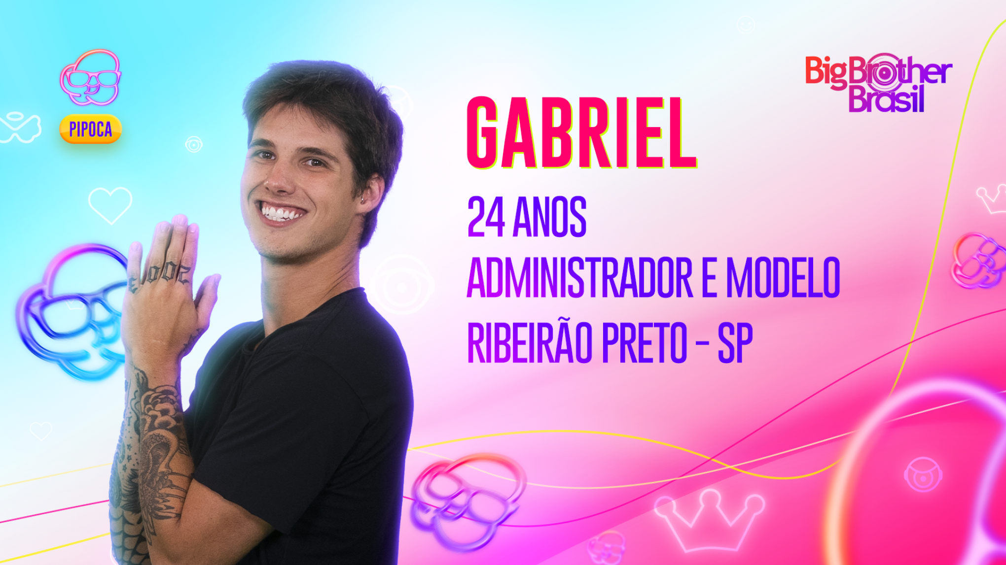 BBB 23: conheça o Gabriel