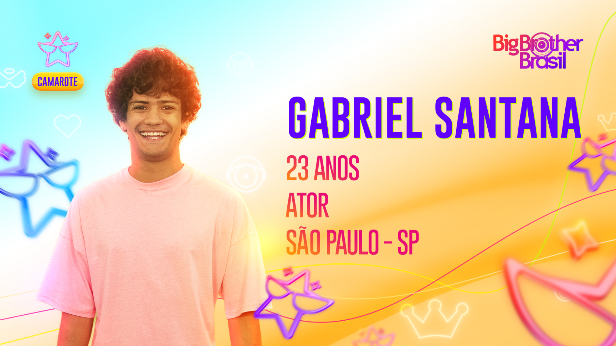 BBB 23: Conheça o Gabriel Santana