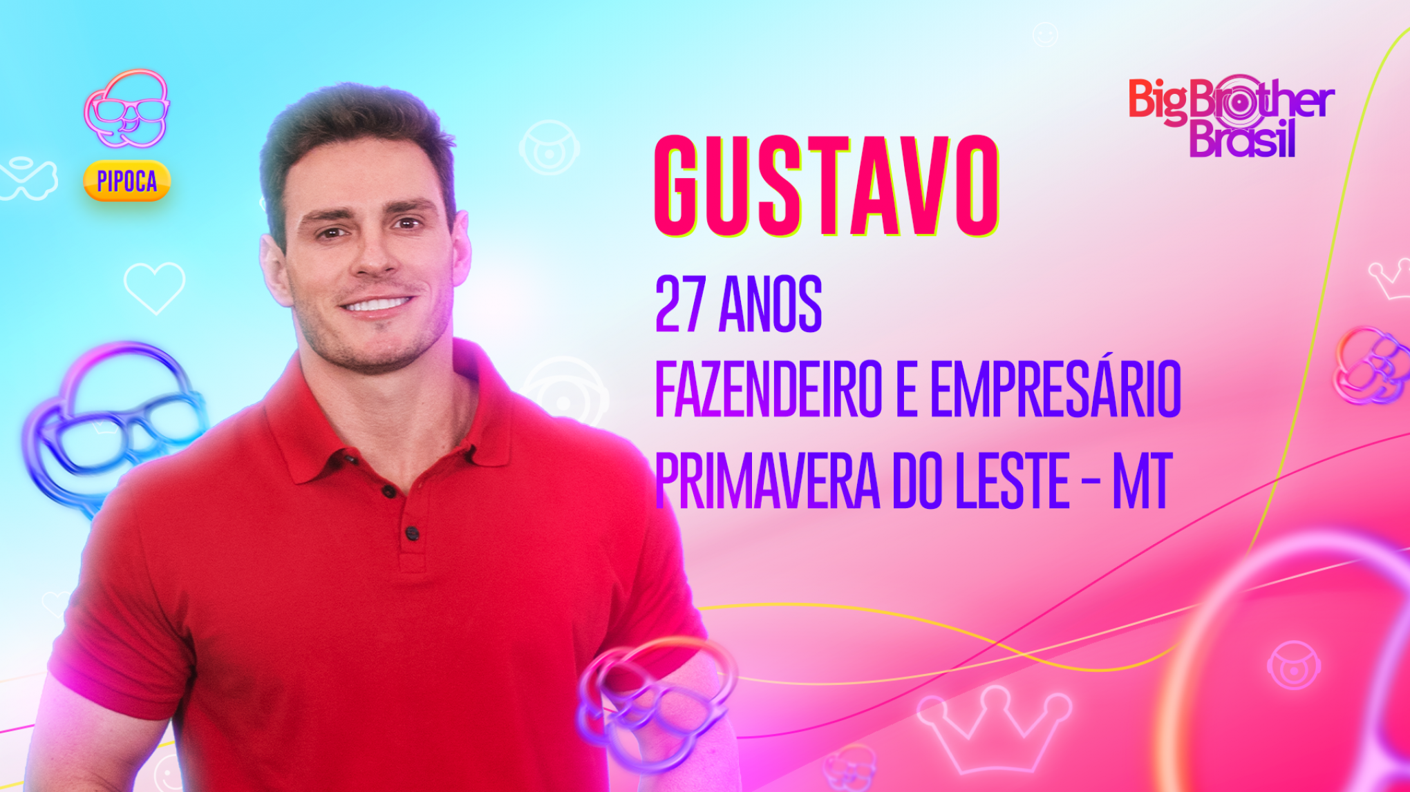 BBB 23: conheça o Gustavo