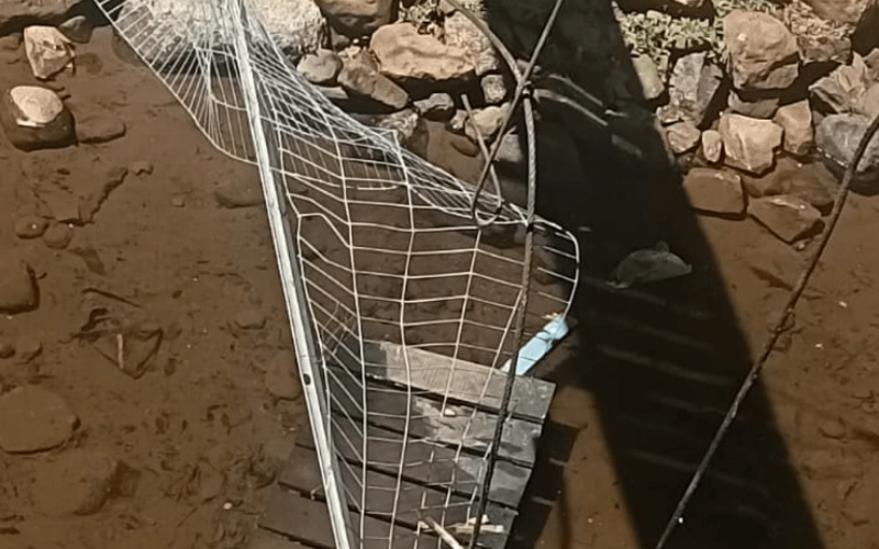 Queda de ponte em Sapiranga