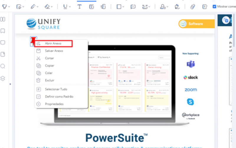 Abrir Vídeo em PDF