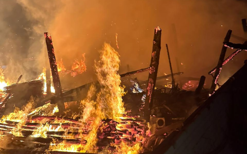 Incêndio atinge madeireira às margens da BR-386