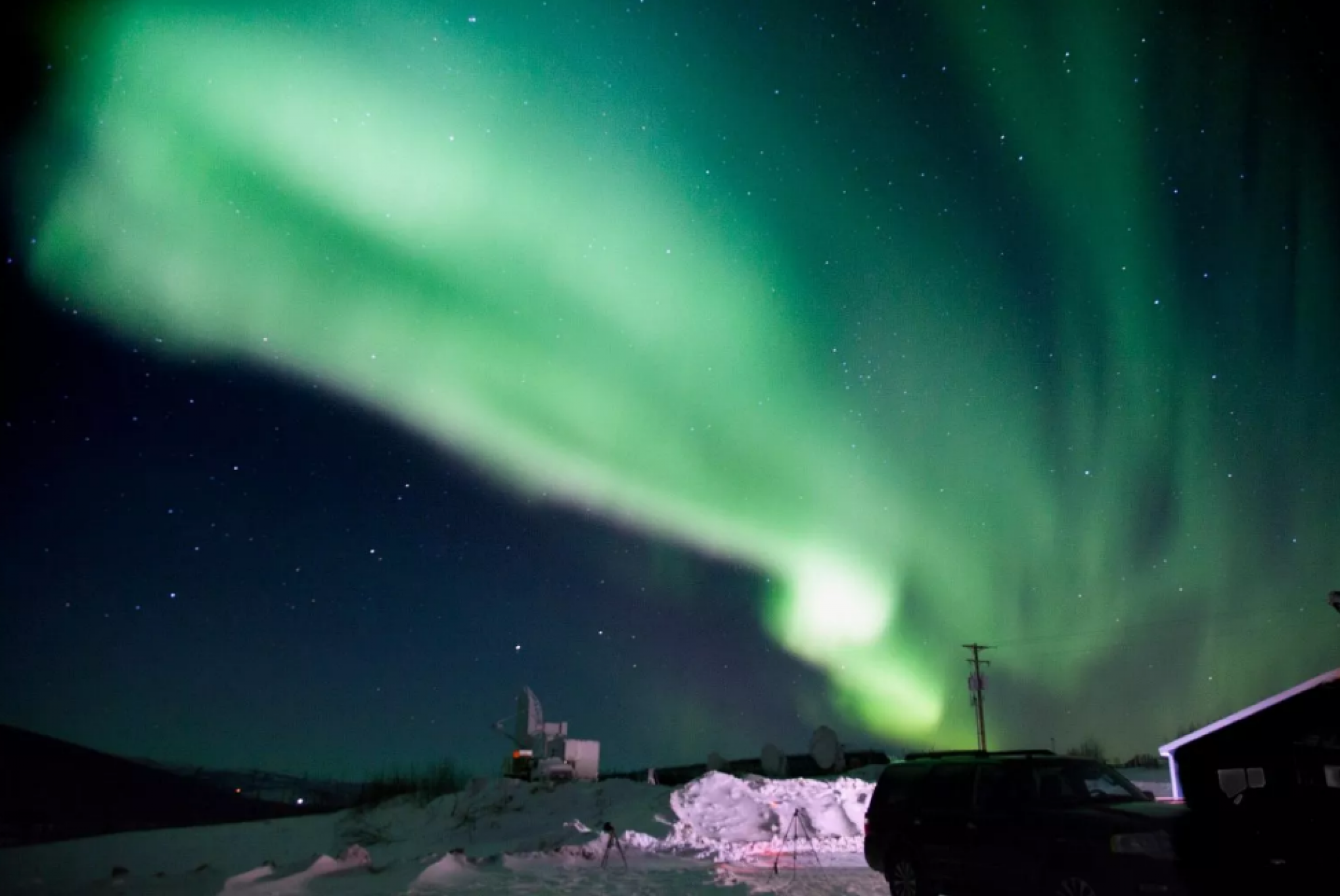 Astronauta faz registro impressionante de formação da aurora boreal vista do espaço; veja