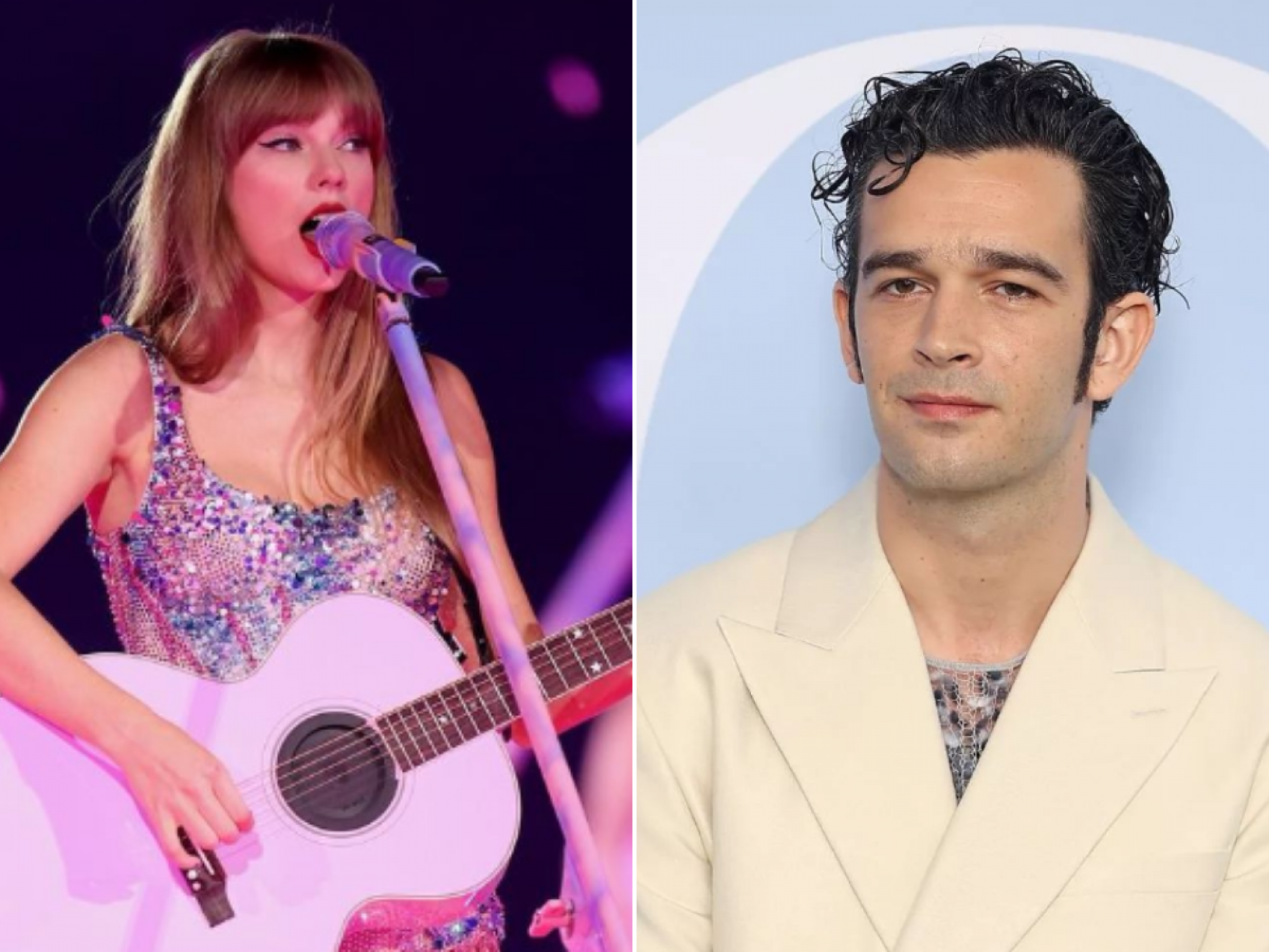 Taylor Swift e Matty Healy | Jornal NH