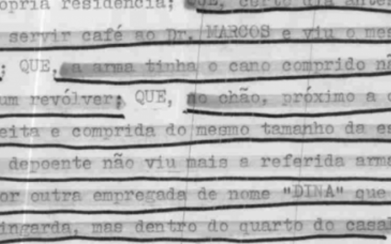 | Também em depoimento à polícia, a empregada Rita disse ter visto Marco Antonio limando uma espingarda. | Jornal NH