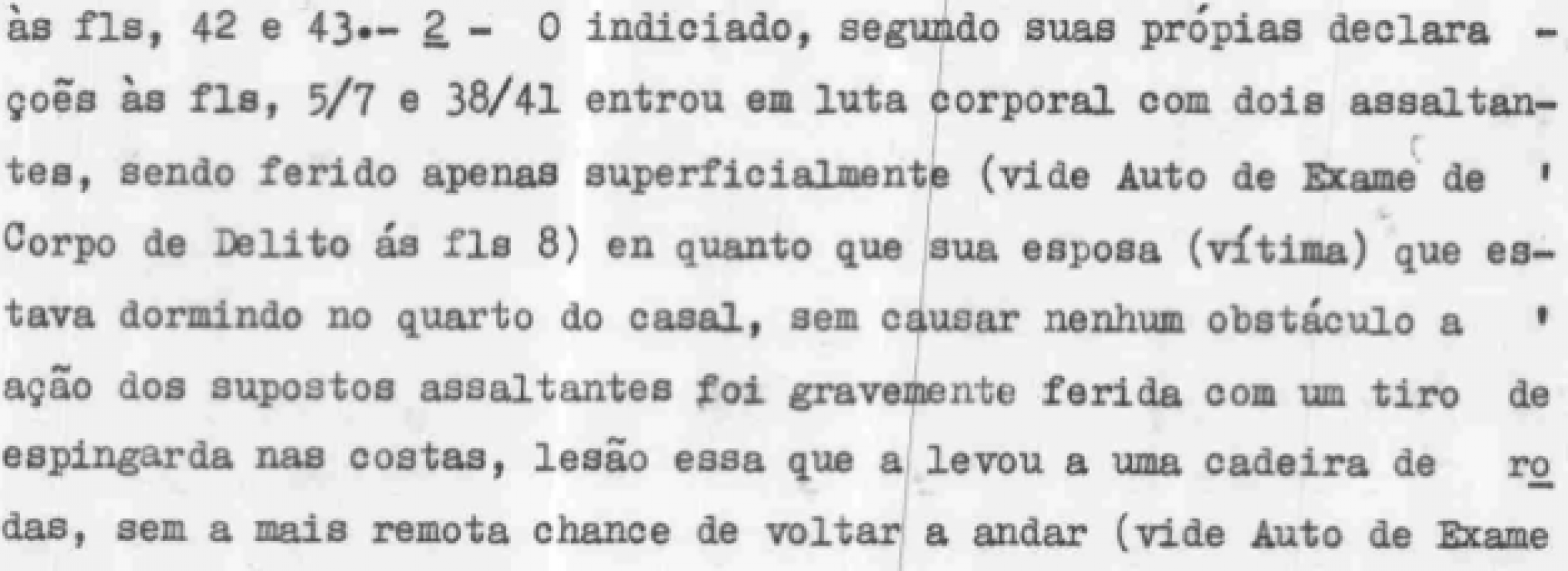 Trecho do relatório final do delegado José Nival. | Jornal NH