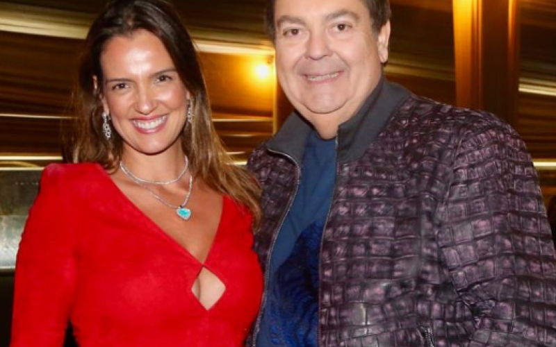 Luciana Cardoso e esposo, Fausto Silva  | Jornal NH