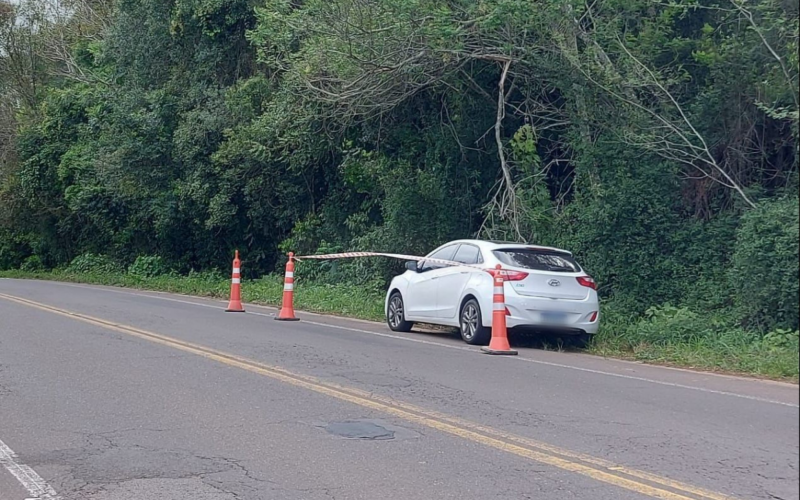 Hyundai i30 que pertencia a ele foi abandonado às margens da estrada e localizado um dia após o crime | Jornal NH