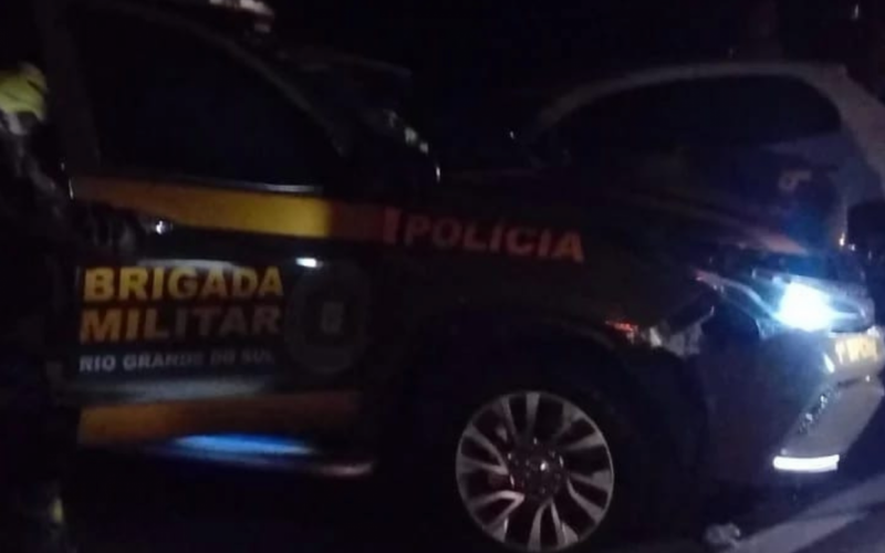 Motorista morre em colisÃ£o frontal com viatura da BM na BR-386, em Soledade