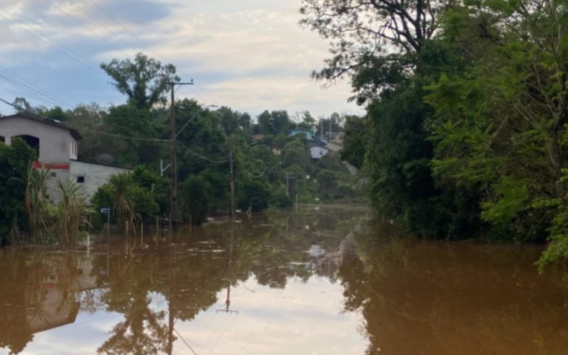 Enchente do Rio Uruguai em IraÃ­