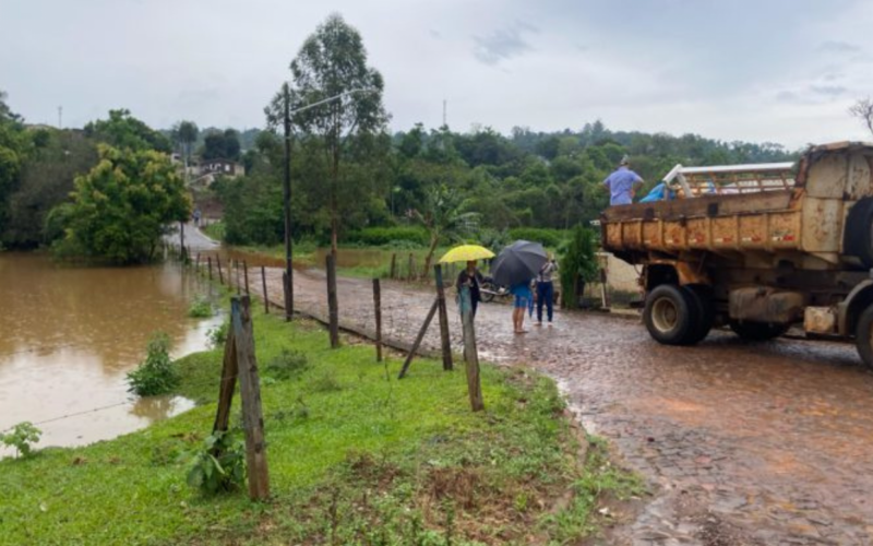 Enchente do Rio Uruguai em IraÃ­