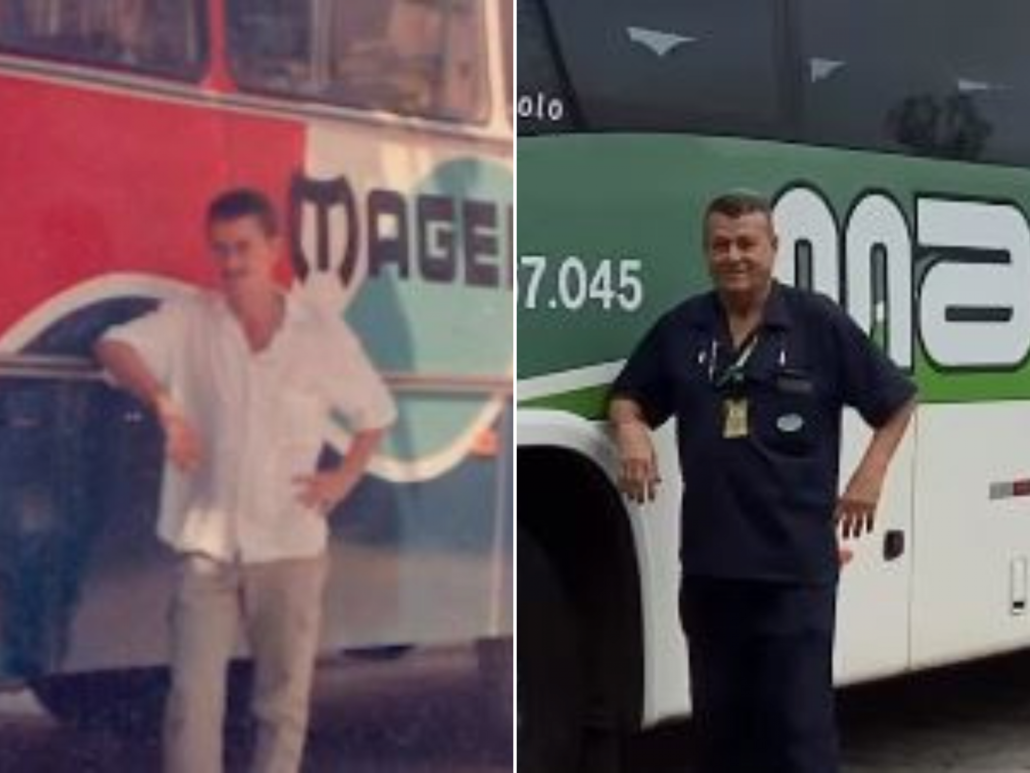 VIRAL: Empresa de transporte público posta vídeo de antes e depois de funcionários e faz sucesso nas redes sociais