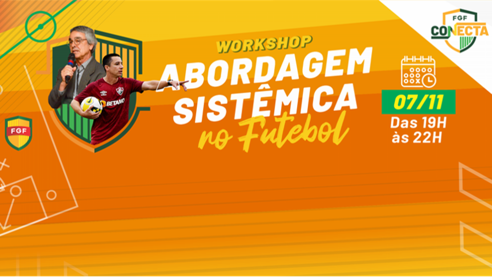 Auxiliar técnico da Seleção Brasileira, Pedro Barros, será palestrante de workshop do FGF Conecta