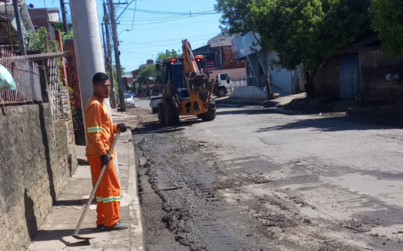 ComeÃ§a a limpeza das ruas de Novo Hamburgo