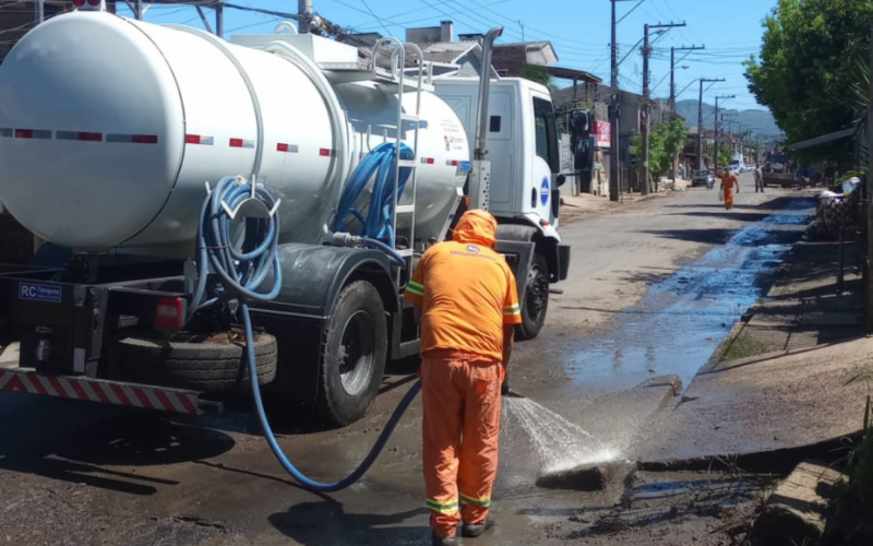 Começa a limpeza das ruas de Novo Hamburgo | Jornal NH