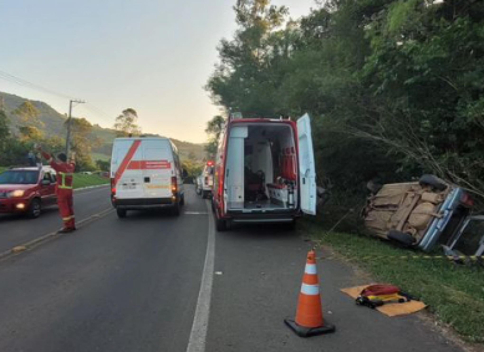 ACIDENTE DE TRÂNSITO: Uma pessoa morre e outras três ficam feridas no Vale do Paranhana