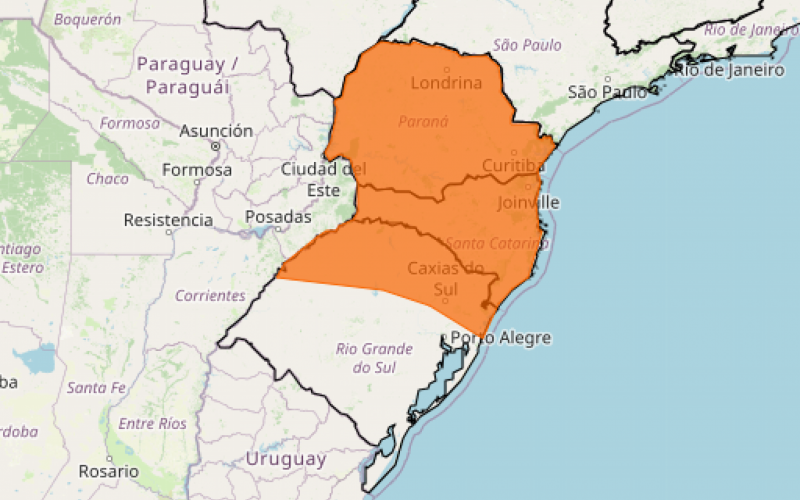 Alerta do Inmet foi emitido nesta segunda-feira | Jornal NH